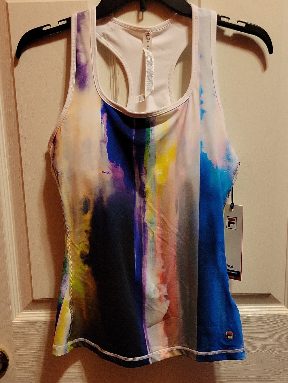 Fila Galaxy Printed Racerback Tank Women's Size Medium